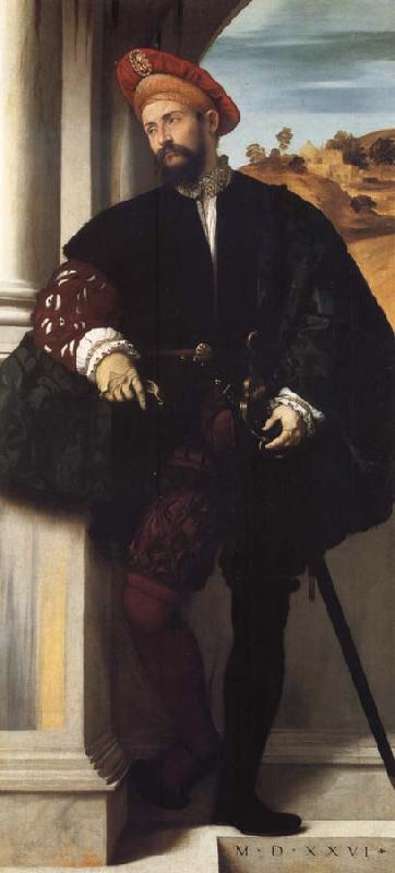 MORETTO da Brescia Portrait of a man oil painting picture